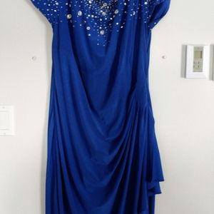Royal Blue evening dress